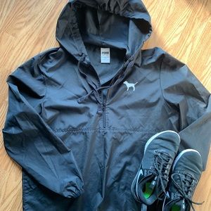 VS Pink Hooded Windbreaker